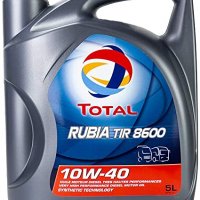 Двигателно масло TOTAL RUBIA TIR 8600 10W-40 - 5л, снимка 1 - Аксесоари и консумативи - 29781756