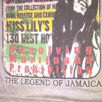 Тениска Боб Марлей марихуана -памук-размер Л, снимка 4 - Спортна екипировка - 31855571