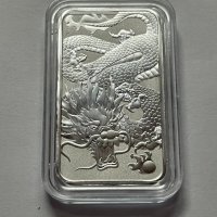 1 oz Сребърно кюлче "Дракон" 2022, снимка 4 - Нумизматика и бонистика - 36977765