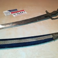 поръчан-колекционерски меч 60см-мед/месинг-внос швеицария, снимка 6 - Антикварни и старинни предмети - 29779552