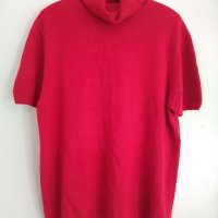 Супер мекичка червена блуза, размер XL, снимка 1 - Блузи с дълъг ръкав и пуловери - 38365082