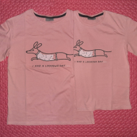Коледни тениски за мама и дъщеря в бяло и червено!, снимка 15 - Детски тениски и потници - 36553661
