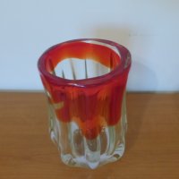 Стъклена ваза Мурано, снимка 3 - Вази - 42093573