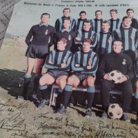 Стара картичка ФК Интер , снимка 2 - Колекции - 44432631