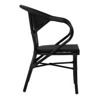 Стол трапезен градински Costa HM5025 Черен, снимка 2 - Столове - 44276225