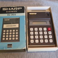 калкулатор Sharp EL-203, снимка 4 - Други ценни предмети - 37759445