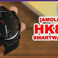 Смарт часовник HK85 - Разговори , нотификации , водоустойчив, снимка 1 - Друга електроника - 42887926