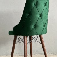 Трапезен стол - зелен, снимка 1 - Столове - 40144291