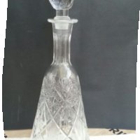 Руски кристални чаши с гарафа , снимка 2 - Антикварни и старинни предмети - 35858544