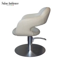 Професионален италиански стол Salon Ambience, Vanessa - крем, снимка 4 - Фризьорски столове - 36714153