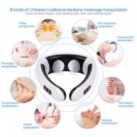 Електромагнитен масажор за врата Neck Massager HX-5880, снимка 6 - Масажори - 30066729