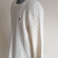 POLO Ralph Lauren Cable Wool / Cashmere Mens Size L НОВО! ОРИГИНАЛ! Мъжки Пуловер!, снимка 17 - Пуловери - 44458685