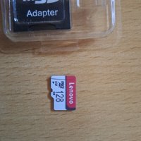 Микро сд карта с адаптер Lenovo 128GB и Xiaomi 128 GB, снимка 2 - Друга електроника - 42545107