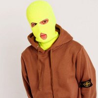 Зимна шапка маска - Yellow Neon Balaclava, снимка 4 - Шапки - 30397935