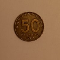 50 пфеннига 1950 Източна Германия ГДР  РЯДКА , снимка 1 - Нумизматика и бонистика - 38115856