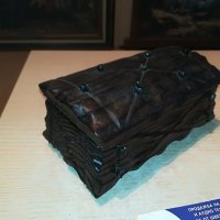 дървена кутия с метален обков-внос франция, снимка 5 - Колекции - 29524385