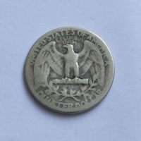 Сребърна Монета QUARTER DOLLAR 1941, снимка 4 - Нумизматика и бонистика - 36400917