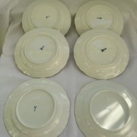 Майсен порцеланови чинии Meissen 6 броя комплект, снимка 7 - Антикварни и старинни предмети - 44148100