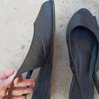 Дамски обувки Jimmer от мачкана естествена кожа, Номер 40, снимка 5 - Сандали - 29284611