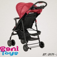 Лятна детска количка ZIZITO Adel, червена, снимка 2 - Детски колички - 38205589