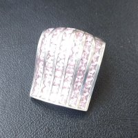 Уникален сребърен пръстен проба 925 / морганит, снимка 11 - Пръстени - 40455917