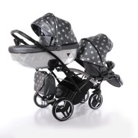 Бебешка количка Junama Glow Duo Slim 2в1, 3в1 НОВА, снимка 9 - Детски колички - 42081718
