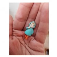 малко момиченце с яке миниатюрна фигурка пластмасова играчка украса декор за торта и др., снимка 3 - Други - 34396339