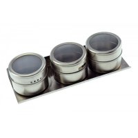 Магнитни кутийки за подправки - неръждаема стомана, снимка 7 - Аксесоари за кухня - 39245669