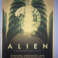 Филмов постер / плакат - Пришалецът / Alien, снимка 2 - Колекции - 35335181