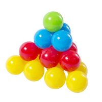 Топки за басейн и игра, 6.5 см, 28 броя в комплект, снимка 3 - Детски топки - 31867462