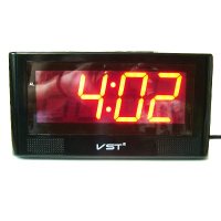 Електронен настолен постоянно светещ часовник с аларма за стая на ток, снимка 4 - Други - 29181868