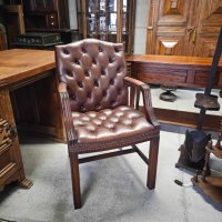 Оригинално кресло в стил Честърфийлд, снимка 2 - Дивани и мека мебел - 42874145