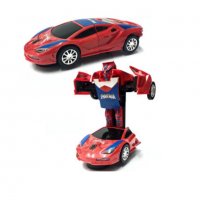 Играчка на робот & кола СпайдърМен - Трансформърс 2в1 (Spiderman, Transformers), снимка 3 - Коли, камиони, мотори, писти - 34931322