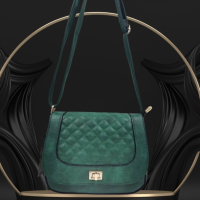 Стилна дамска чанта с капитониран ефект от еко к. в елегантен дизайн, снимка 2 - Чанти - 44570348