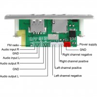 МП 3 плеър 2*25 W,DC 6V-12V, модул за вграждане с Bluetooth 5.0,Sd/USB/AUX)REC, снимка 3 - MP3 и MP4 плеъри - 36864995