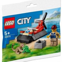 НОВО LEGO City - Спасителен кораб на въздушна възглавница (30570)