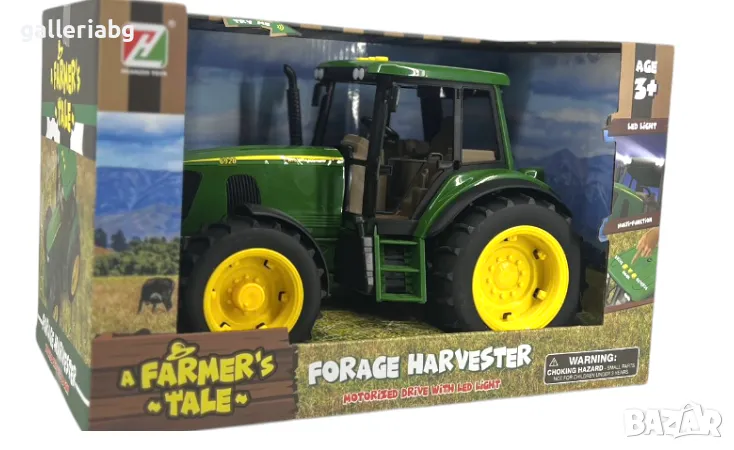 🚜 Трактор A Farmer’s Tale – с мотор и светлини 💡, снимка 1