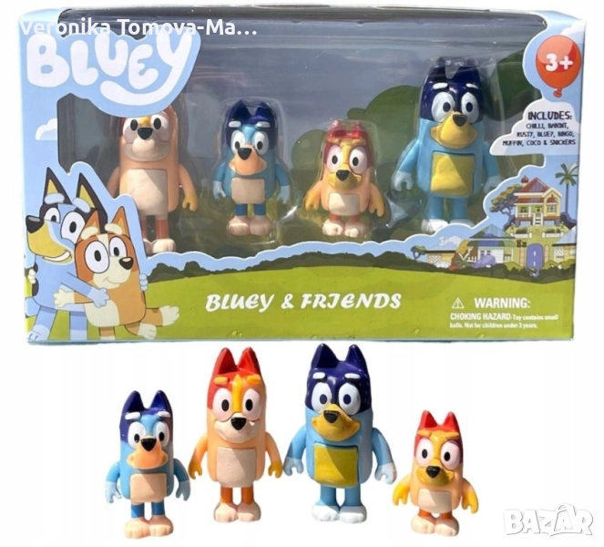 Блуи фигурки 4броя, снимка 1