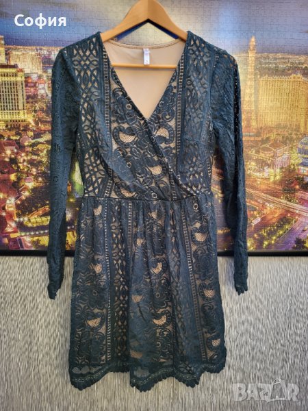 Елегантна рокля с дантела, снимка 1