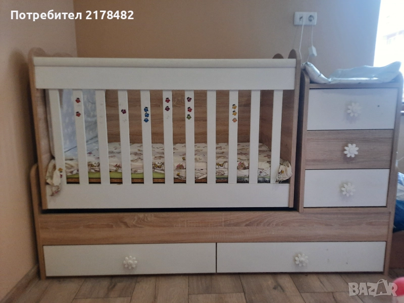 Детска дървена кошара, снимка 1