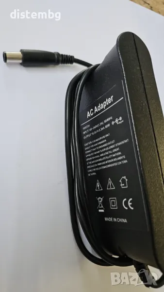 Адаптер за лаптоп (Зарядно за лаптоп) Dell PWR+   C22 (тънка букса), снимка 1
