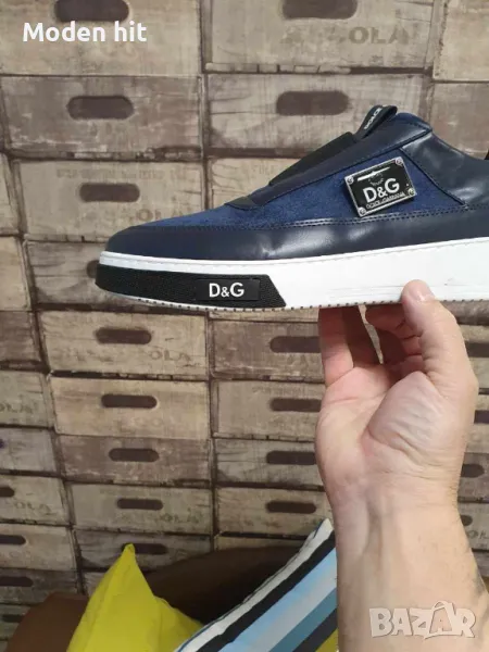 Намалени последни чифтове! Dolce&Gabbana мъжки сникърси реплика висок клас, снимка 1