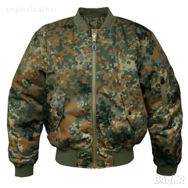 CAMO JACKET MA-1 FLIGHT FLECKTARN GERMANY, снимка 1