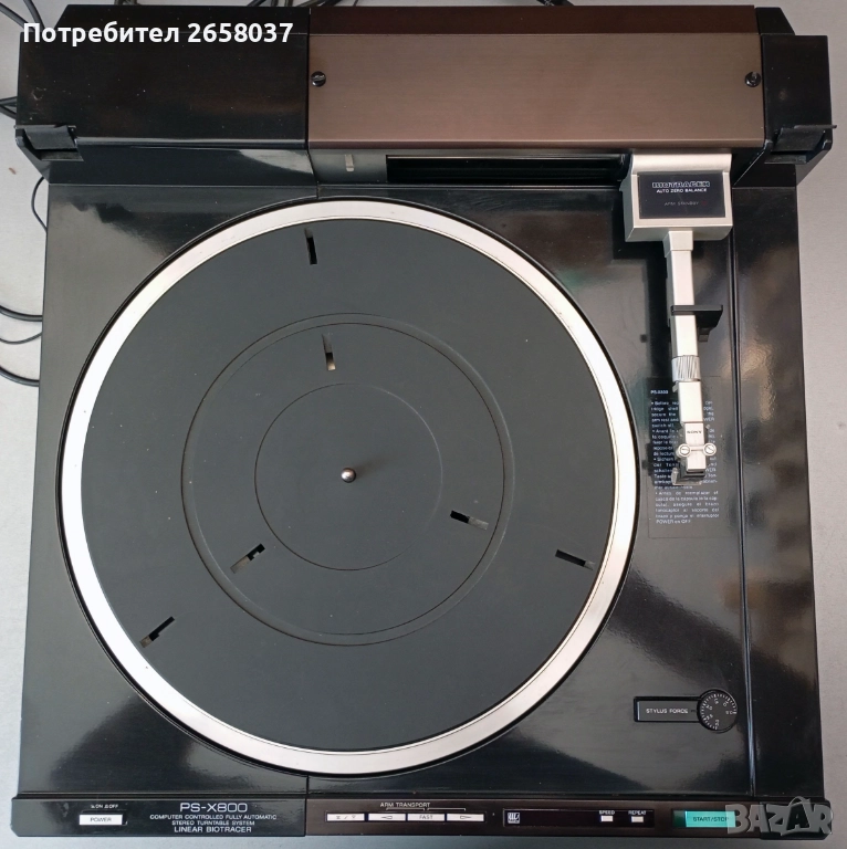 Продавам култов грамофон SONY PS-X800 за ремонт, снимка 1