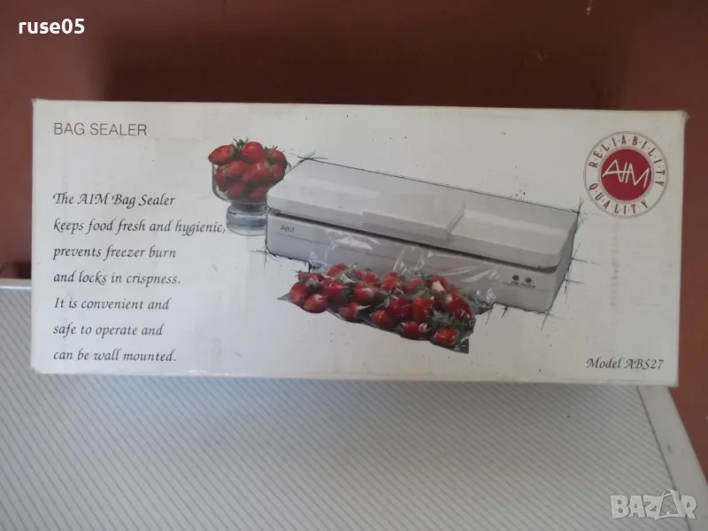 Машина "AIM - BS-827" за вакуумиране и запечатване нова, снимка 1