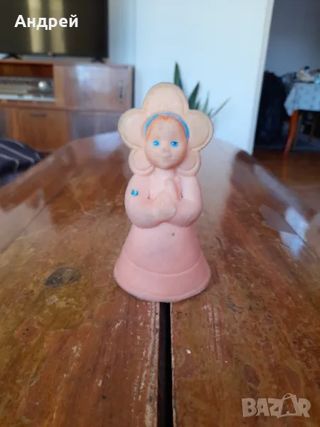 Стара гумена играчка Снежанка, снимка 1
