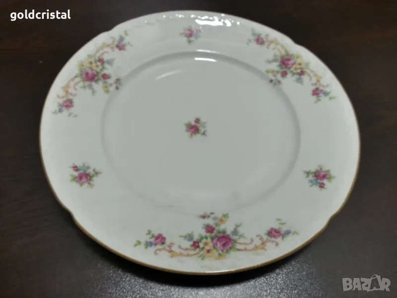Антикварен порцелан плато , снимка 1