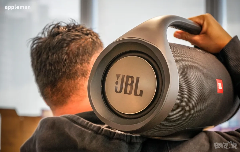 НАЙ-ГОЛЯМАТА JBL BOOMBOX 40см 2x30W 10000mah батерия колона usb sd, снимка 1