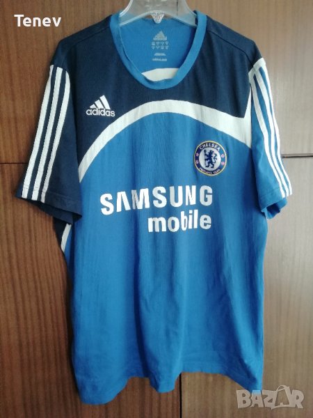 Chelsea Adidas оригинална фланелка памучна тениска Челси размер L, снимка 1