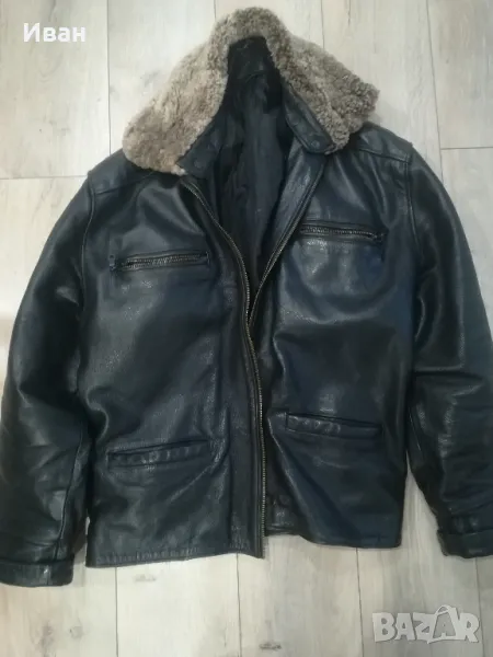 Кожено яке Телешки бокс, снимка 1